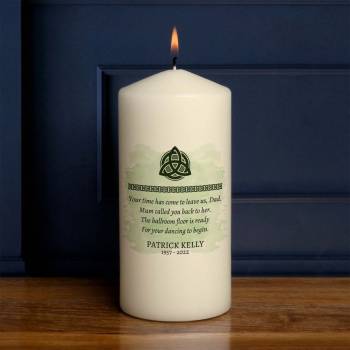 Memorial Poem Dad - Personalised Candle