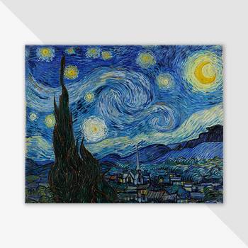 The Starry Night by Vincent Van Gogh - Stretched Canvas