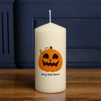 Pumpkin - Halloween Personalised Candle