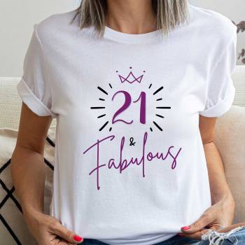 Any Age And Fabulous - Personalised T-Shirt