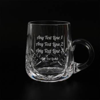 Any Text Personalised Christening Glass Cup