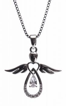 Silver Guardian Angel Pendant - Newgrange