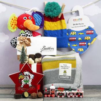 The Rainbow Dreams Baby First Christmas Gift Hamper