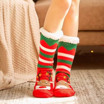 Christmas Reindeer Slipper Socks