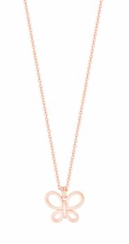 Tipperary Crysal Butterfly - Open Pendant Rose Gold
