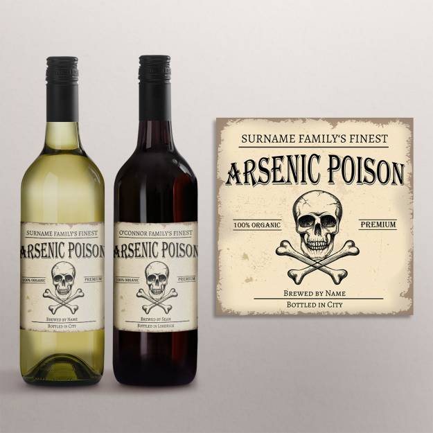 Arsenic Poison - Personalised Wine