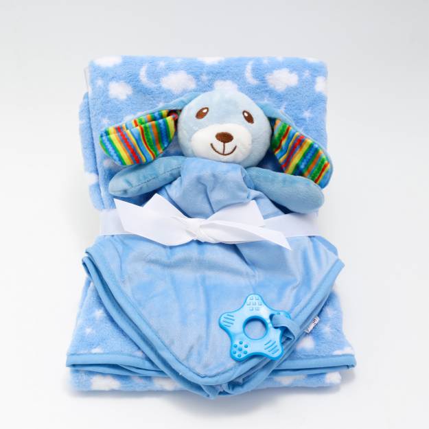 Personalised Puppy & Bunny Comforter Set