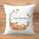 Pumpkin Vines - Halloween Personalised Cushion Square