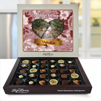 Always Be My Valentine Personalised Chocolate Box 290g