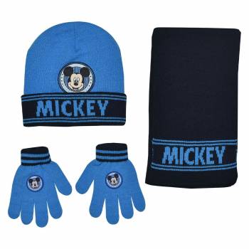 Mickey Mouse Hat, Scarf & Gloves Set