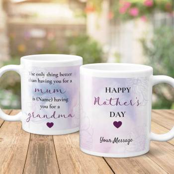 Happy Mother's Day Grandma Any Name - Personalised Mug