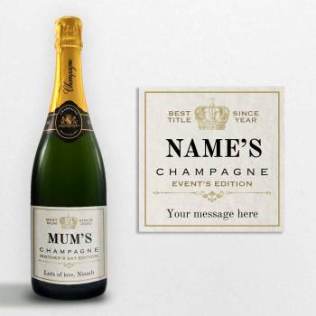 Name's Champagne Event's Day Edition Personalised Champagne