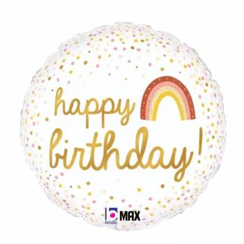 Boho Happy Birthday Balloon in a Box