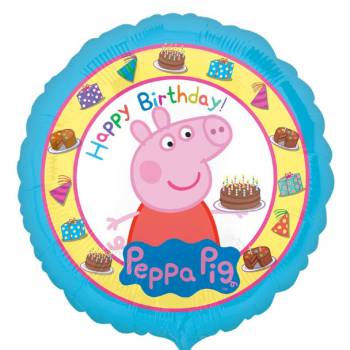 Peppa Pig Happy Birthday Cake Balloon in a Box