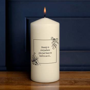 Any Message - Personalised Candle