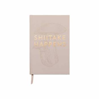 Shitake Happens - Vintage Sass Soft Touch Hardback Bound Notebook