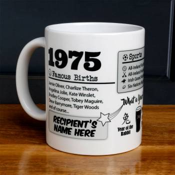 Year You Were Born Personalised Mug