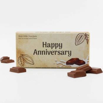 Happy Anniversary - Irish Milk Chocolate Bar 75g