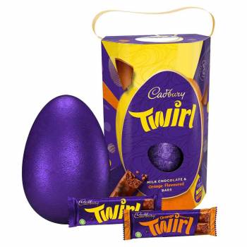 Cadbury Twirl Orange Easter Egg 241g