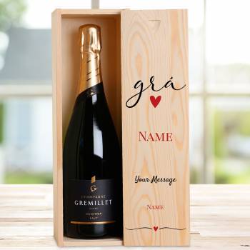 Grá - Personalised Single Champagne Box