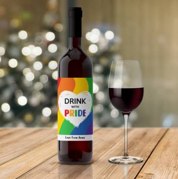 Drink with Pride - Personalised Wine