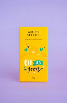 Get Well Soon Artisanal Irish Milk Chocolate Bar 90g - Aunty Nellies