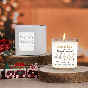 Christmas Tree - Personalised Scented Candle