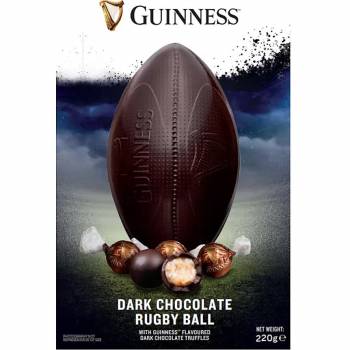 Guinness Dark Chocolate Rugby Ball Egg 220g