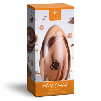 Lir Marbled Chocolate Egg with Caramels 303g