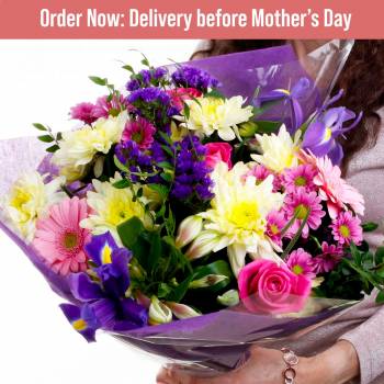 The Mother's Day Deluxe Fresh Flowers Bouquet
