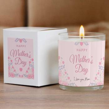 Happy Mother's Day - Personalised Scented Candle