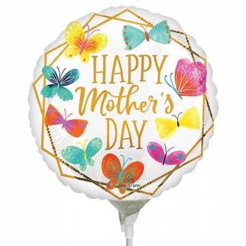 Mother's Day Gold Trim Balloon in a Box