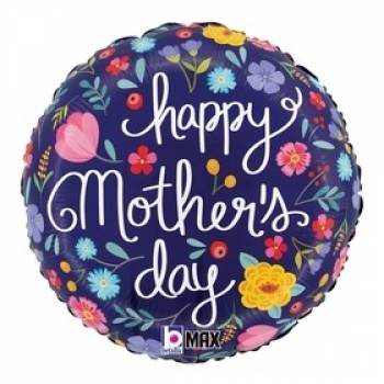 Mother's Day Folk Floral Balloon in a Box