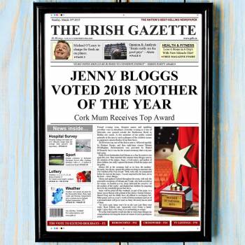 Mother of the Year - Newspaper Spoof