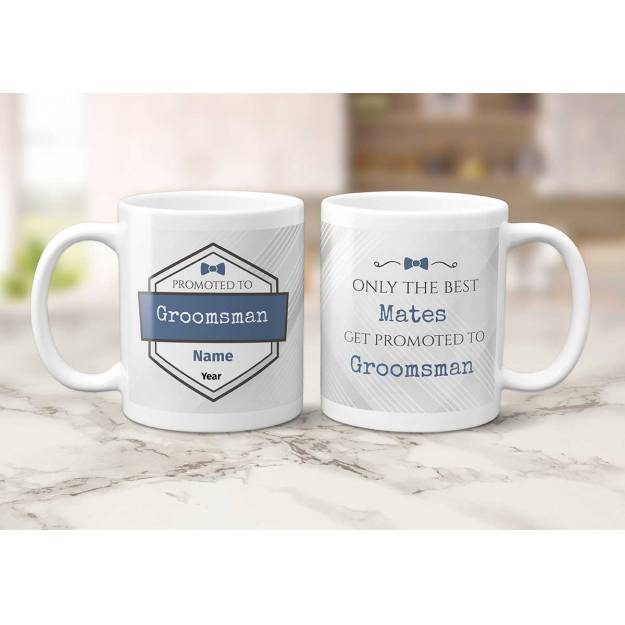 Promoted to Bestman - Personalised Mug