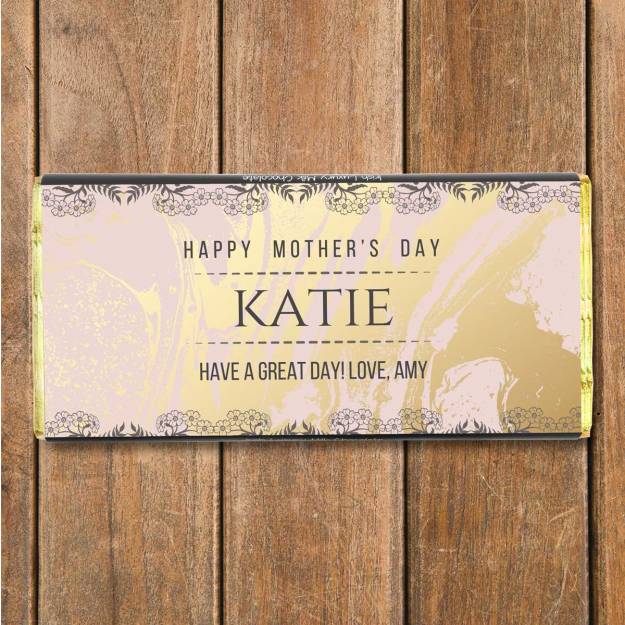 Happy Mother'S Day Personalised Chocolate Bar