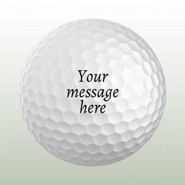 Best Dad Personalised Golf Ball