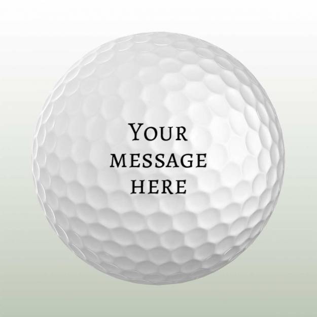 Happy Father's Day Personalised Golf Ball
