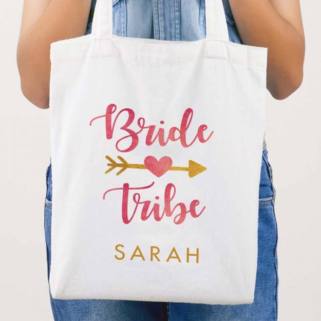 Bride Tribe Any Name Personalised Tote Bag