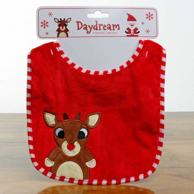 Personalised Baby Christmas Bib & Comforter