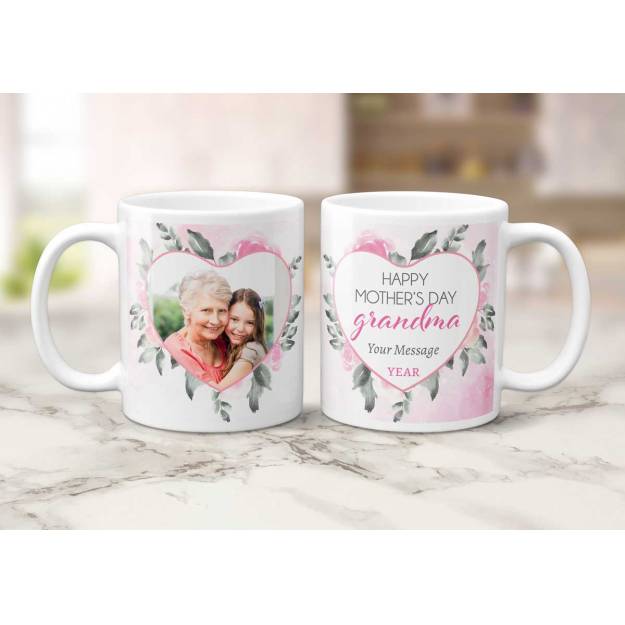 Happy Mother's Day Grandma Personalised Mug