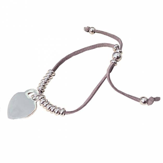 Personalised Benitas Friendship Bracelet - Grey