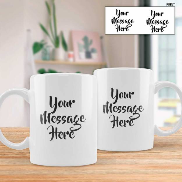 Any 2 texts - Personalised Mug