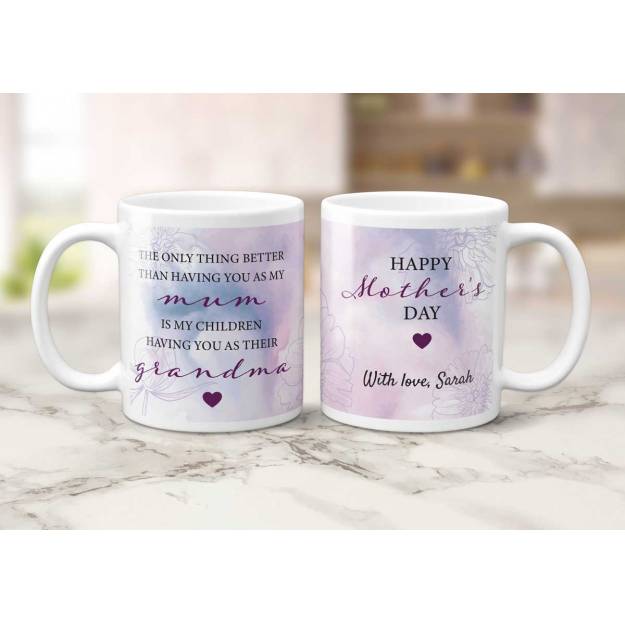 Happy Mother's Day Grandma - Personalised Mug