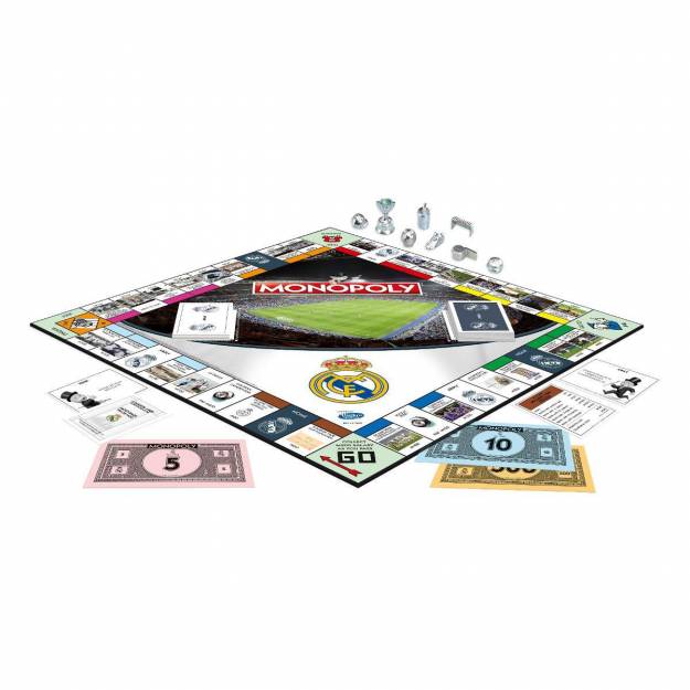 Real Madrid FC Football Monopoly Board Game, 1038-014