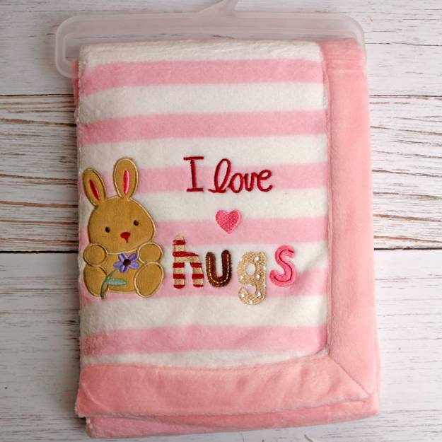 I Love Hugs Blanket - Personalised