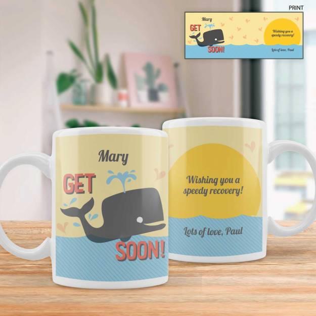 Get Whale Soon - Personalised Mug