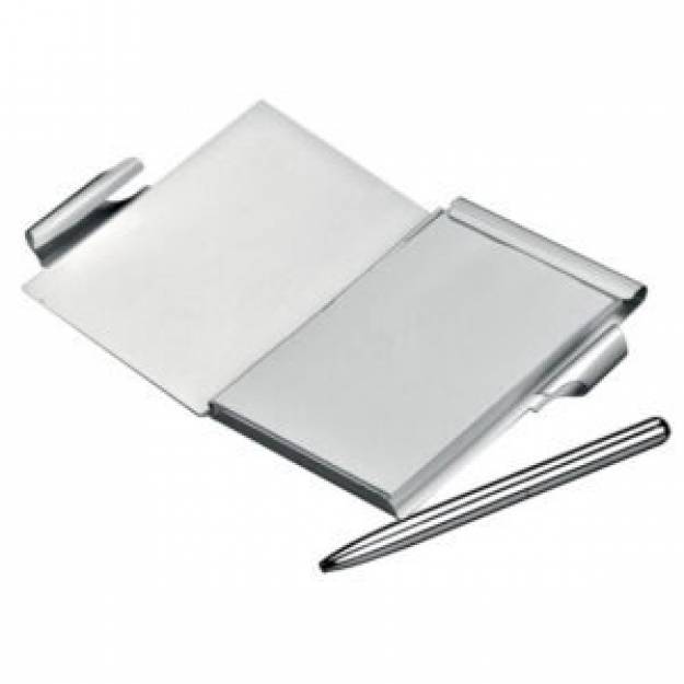 Notebook & Pen – Aluminium - Engraved