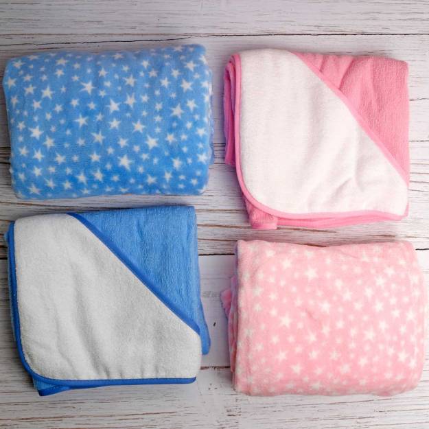 Hooded Towel & Blanket In A Gift Box- Personalised
