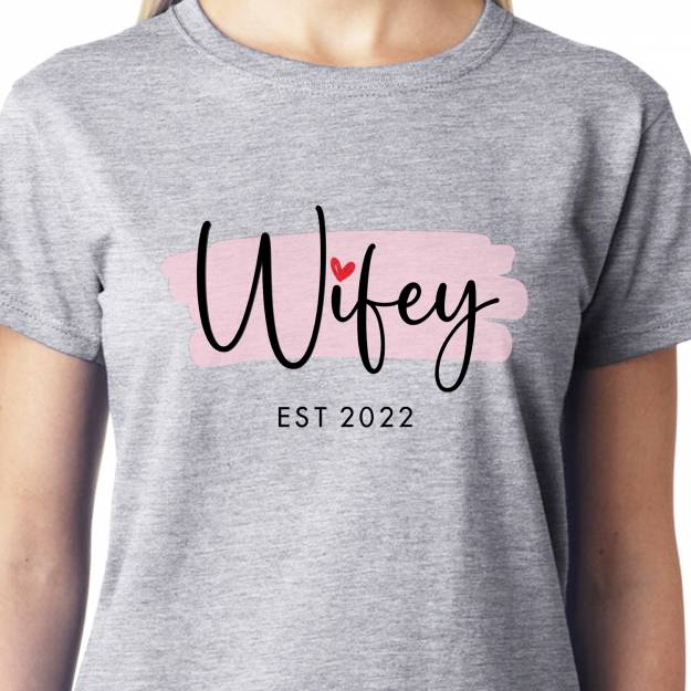 Wifey Personalised T-Shirt